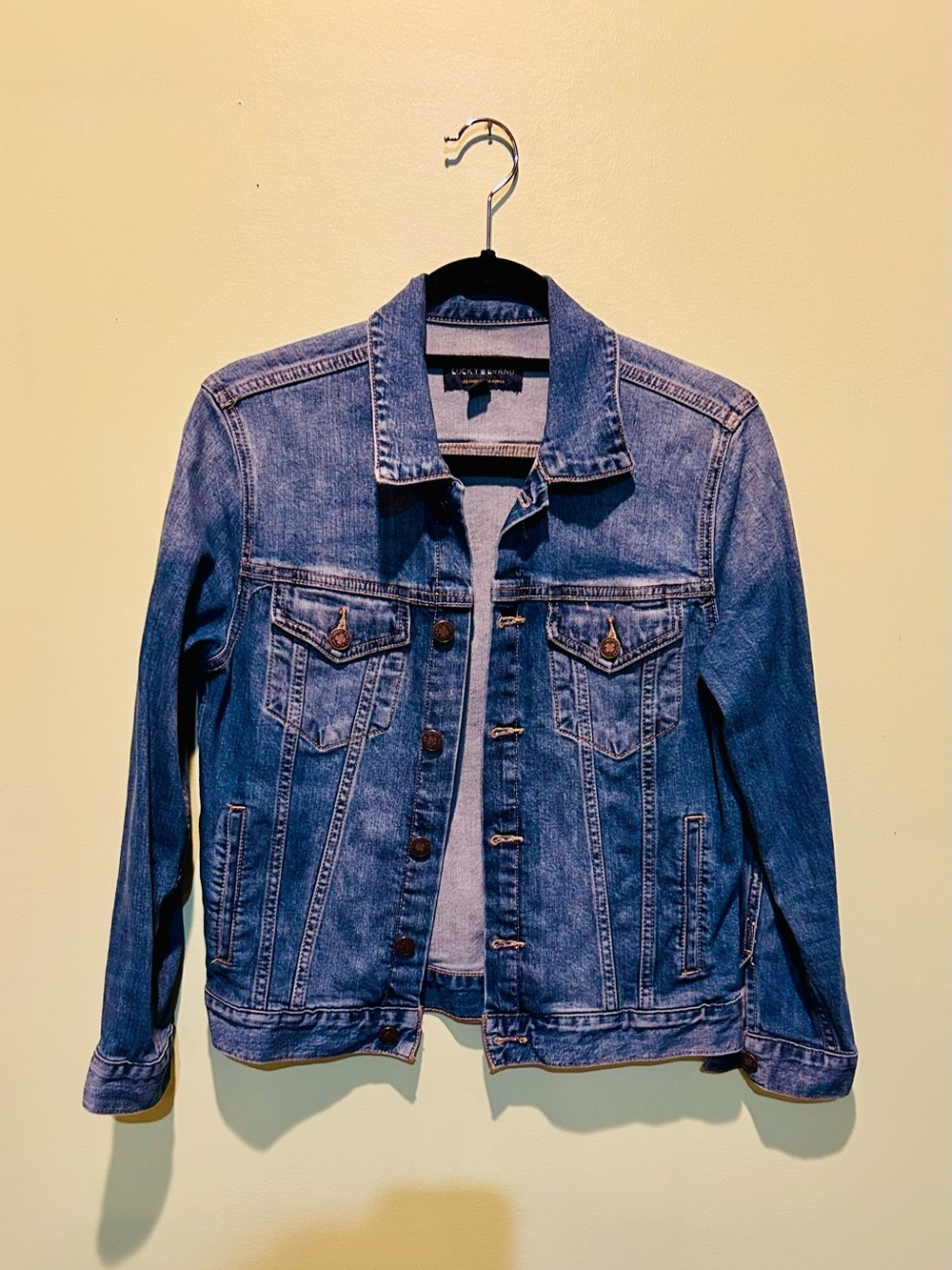 Lucky Brand Classic Blue Denim Jacket - Womens
